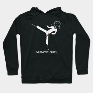 Funny Womens Brown Belt Karate Hoodie